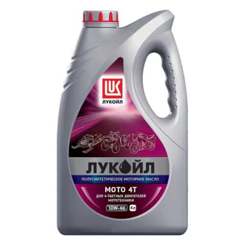Масло моторное Лукойл МОТО 4Т 10/40 API SL (4 л.)