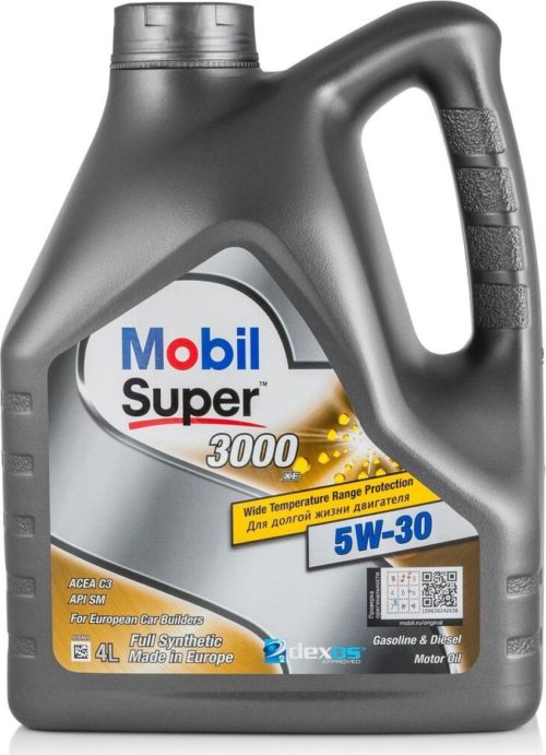 Масло моторное Mobil Super 3000 XE 5/30 API SN/CF (4 л.)