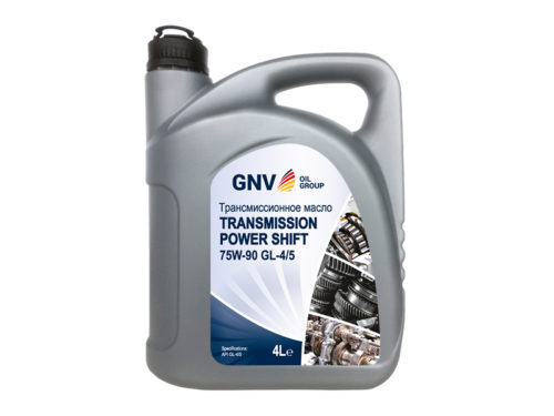 Масло трансмиссионное GNV Transmission Power Shift 75/90 API GL-4/GL-5/MT-1 (4 л.)