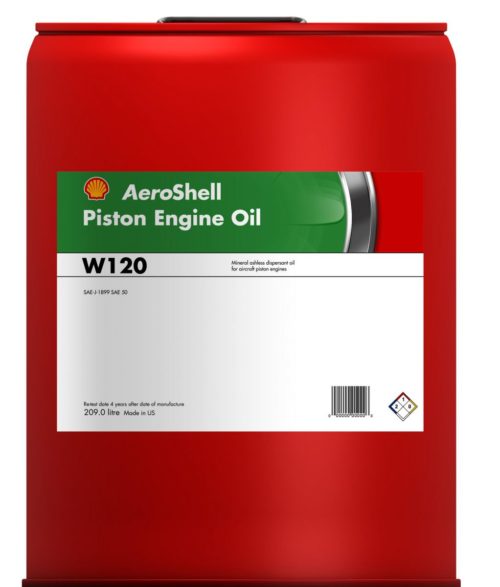 Масло авиационное AeroShell Oils W 120 SAE 60 (209 л.)