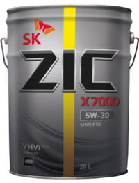 Масло моторное ZIC X7000 5/30 API CI-4 (20 л.)
