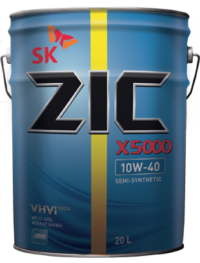 Масло моторное ZIC X5000 10/40 API CI-4/SL (20 л.)