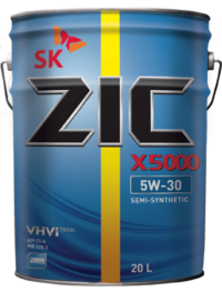 Масло моторное ZIC X5000 5/30 API CI-4 (20 л.)