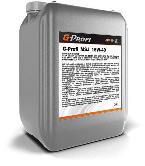 Масло моторное Gazpromneft G-Profi MSJ 15/40 API CJ-4/SN ACEA E9 (178 кг, 205 л.)