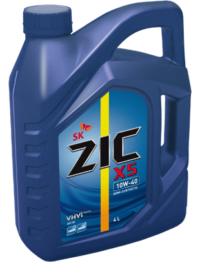Масло моторное ZIC X5 10/40 API SN PLUS (4 л.)