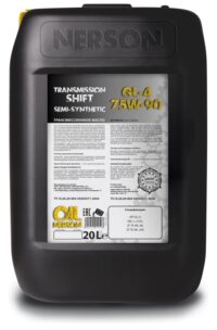 Масло трансмиссионное Nerson Transmission Force Semi-Synthetic 75/90 API GL-5 (20 л.)
