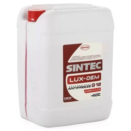 Антифриз Sintec Luxe G-12 Red концентрат (20 кг.)