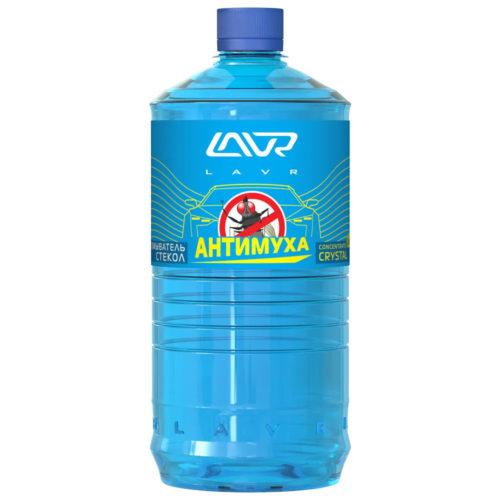 Жидкость стеклоомывающая Lavr Антимуха Crystal концентрат (1 л.) Ln1227