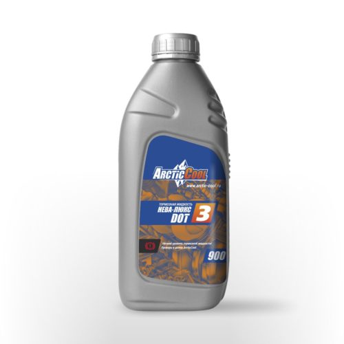 Жидкость тормозная Arctic Cool Dot-3 (0,900 кг.)