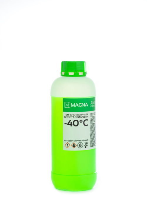 Антифриз MAGNA HOAT Standard Engine Coolant G-11 Green (-40) (1 кг.)