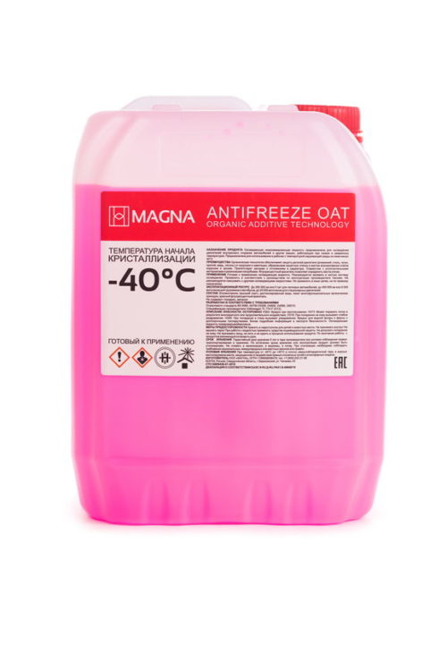 Антифриз MAGNA OAT Standard Engine Coolant G-12 Red (-40) (10 кг.)