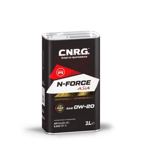 Масло моторное C.N.R.G. N-Force Asia PAO 0/20 API SN-RC ILSAC GF-5 (1 л.) пласт.