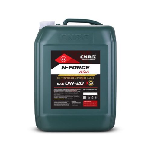 Масло моторное C.N.R.G. N-Force Asia PAO 0/20 API SN-RC ILSAC GF-5 (20 л.)