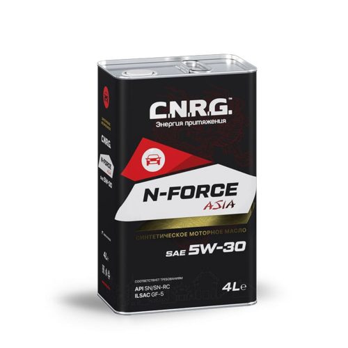 Масло моторное C.N.R.G. N-Force Asia PAO 5/30 API SN-RC ILSAC GF-5 (4 л.) пласт.