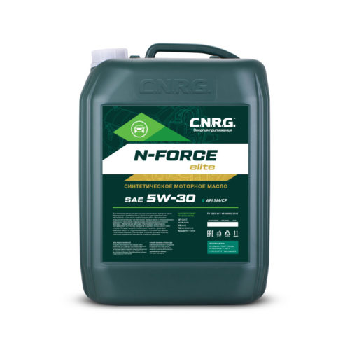 Масло моторное C.N.R.G. N-Force Elite 5/30 API SM/CF ACEA  A3/B4 (20 л.)