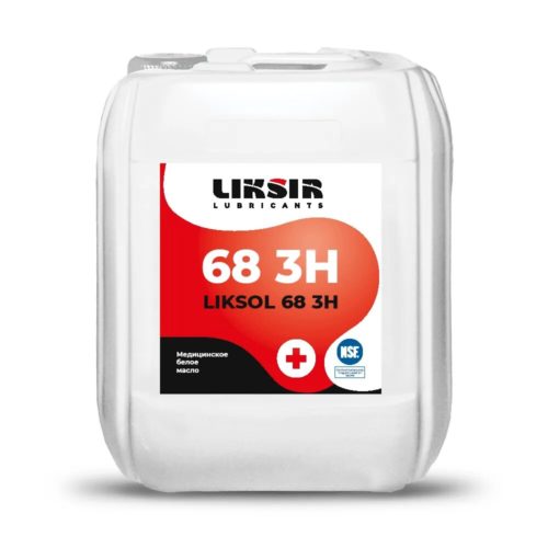 Масло медицинское белое Liksir Liksol 68 3H (20 л.)