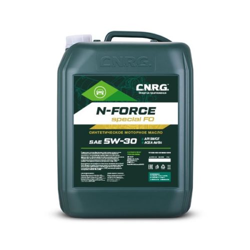 Масло моторное C.N.R.G. N-Force Special FO 5/30 API SN/CF ACEA A5/B5 (20 л.)