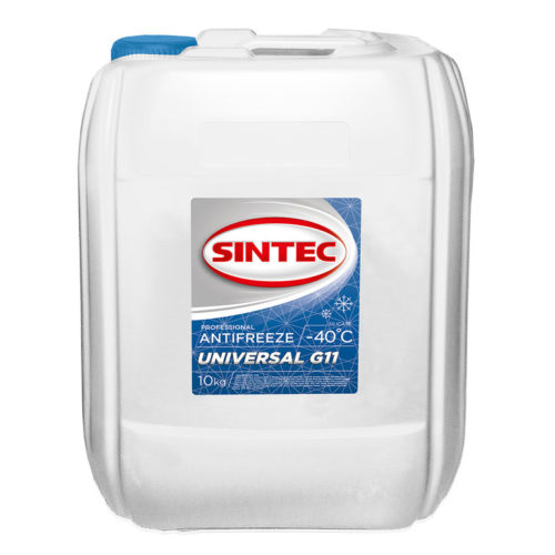 Антифриз Sintec Universal синий G-11 (10 кг.) 800515