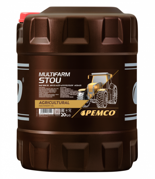 Масло трансмиссионно-гидравлическое Pemco Multifarm STOU 10W-30 API CG-4/SF/GL-4/HVLPD (20 л.)