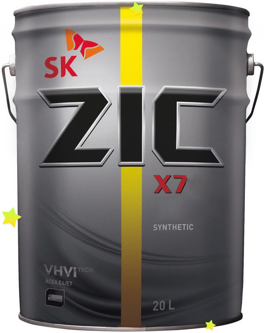 Масло моторное ZIC X7000 10/40 API CK-4 (20 л.)