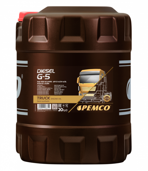 Масло моторное Pemco Diesel G-5 UHPD 10/40 API CI-4 Plus/SL ACEA E7 (60 л.)