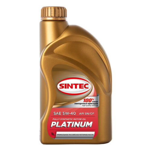 Масло моторное Sintec Platinum 5/40 API SN/CF ACEA A3/B4 (1 л.)